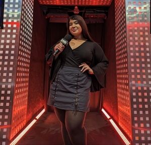 Wild Fable Grunge Lace Up Skirt